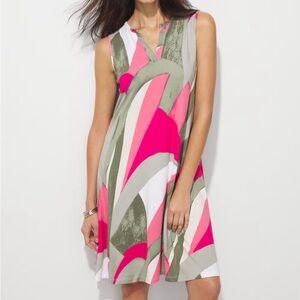 Patched Play Knee-Length Chico’s Dress